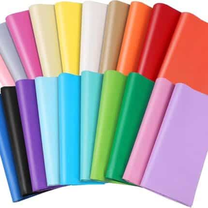 Seiden-Seidenpapier, 30 Blatt, 50 × 70 cm, verschiedene Farben