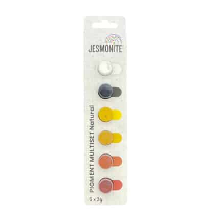 Pigment strip set, 6 colours, 2 g – Natural