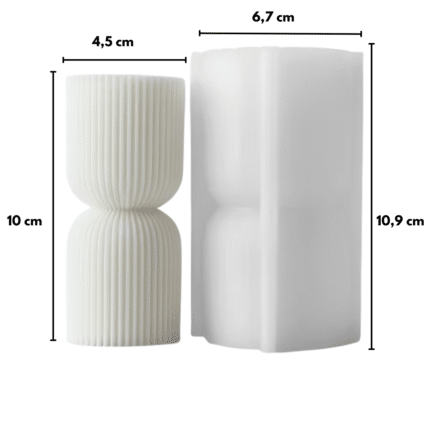 Silicone Candle Mould, 10 × 4.5 cm