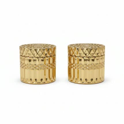 Gold Glass Candle Container 225 ml