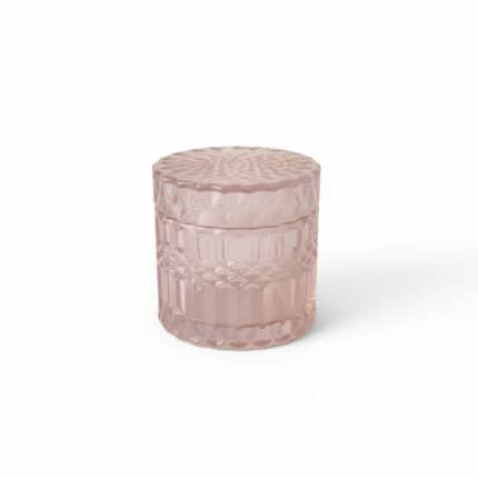 Pink Glass Candle Container 225 ml